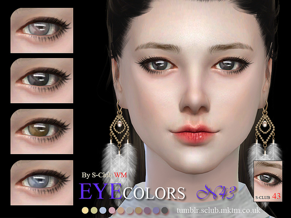  The Sims Resource: Eyecolor 43 by S Club
