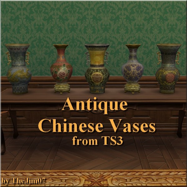  Mod The Sims: Antique Chinese Vases by TheJim07