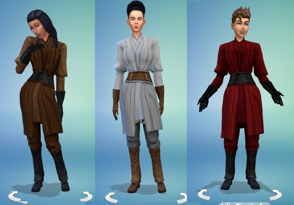  Mod The Sims: Star Wars Jedi   Darth Maul dresses by lioness21