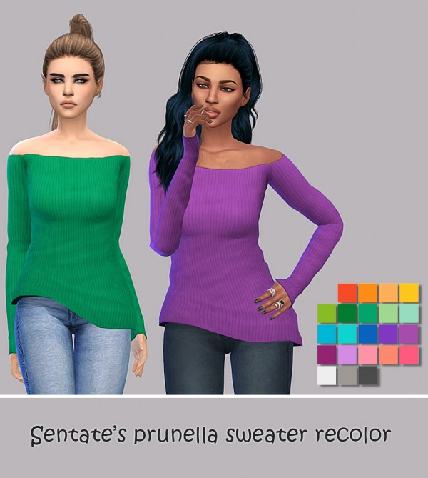  Simsworkshop: Prunella Sweater recolor by maimouth