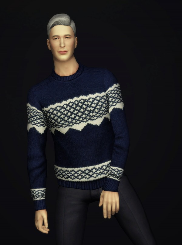 Rusty Nail: Cable knit wool sweater