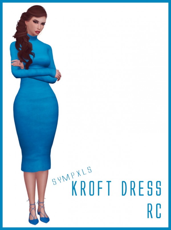  Simsworkshop: Kroft Dress by Sympxls