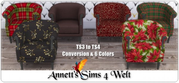  Annett`s Sims 4 Welt: Christmas Armchairs