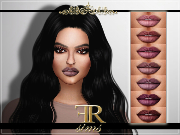  The Sims Resource: Lipstick N17 by FashionRoyaltySims