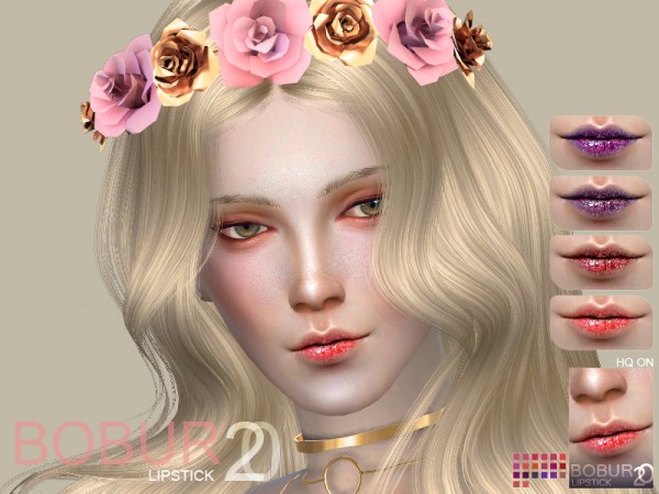  The Sims Resource: Lipstick 20 by Bobur