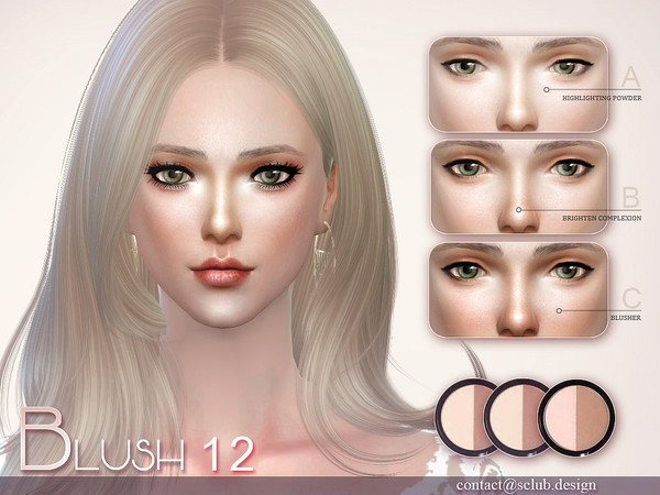  The Sims Resource: Blush 12 by S Club