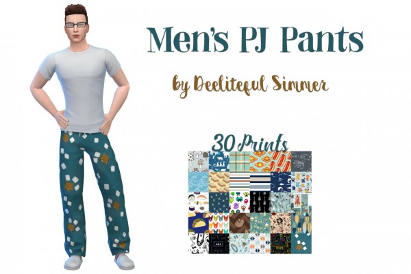  Deelitefulsimmer: Men`s pajamas pants