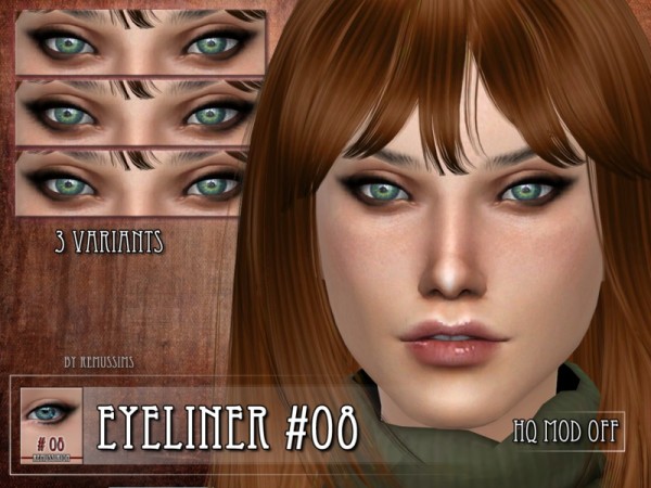  The Sims Resource: Eyeliner 08 by Remus Sirion