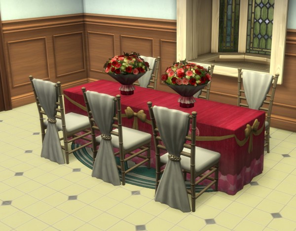  Simsworkshop: Sweetheart Table by BigUglyHag