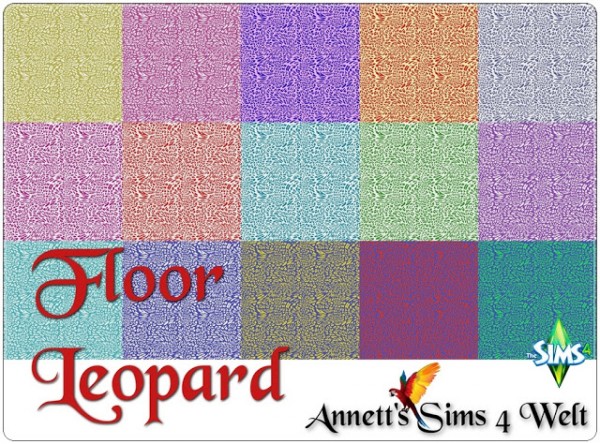  Annett`s Sims 4 Welt: Floors  Leopard