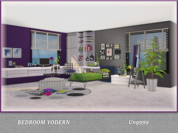  The Sims Resource: Bedroom Yodern by ung999