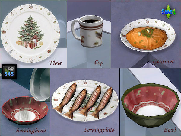  Arte Della Vita: Christmas dinnerware