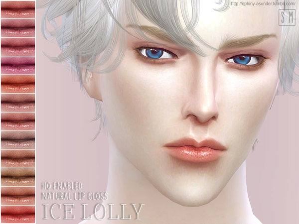  The Sims Resource: Ice Lolly    Lip Gloss by Screaming Mustard