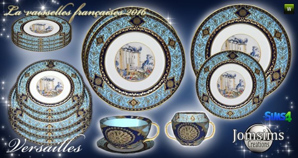 Jom Sims Creations: Versailles French dishes