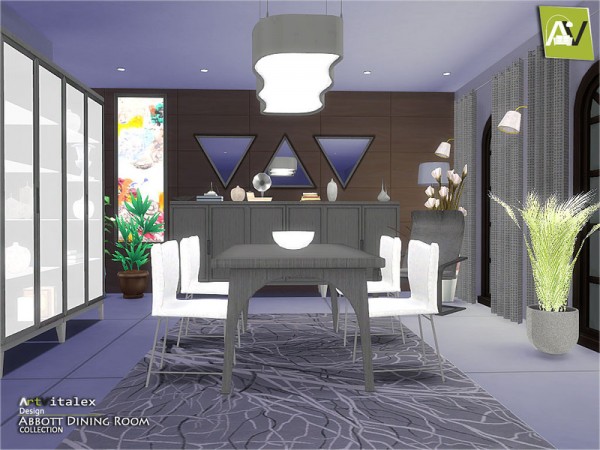  The Sims Resource: Abbott Dining Room by ArtVitalex