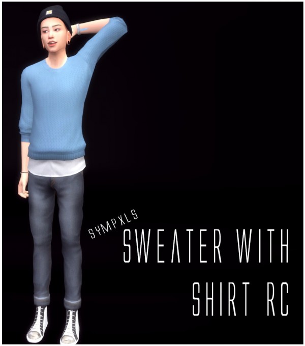  Simsworkshop: Sweater with Shirt RC by Sympxls