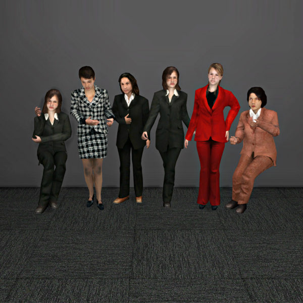 Leo 4 Sims: Business sim woman models