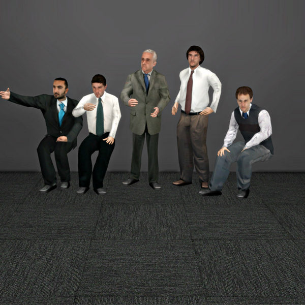  Leo 4 Sims: Business sim man models