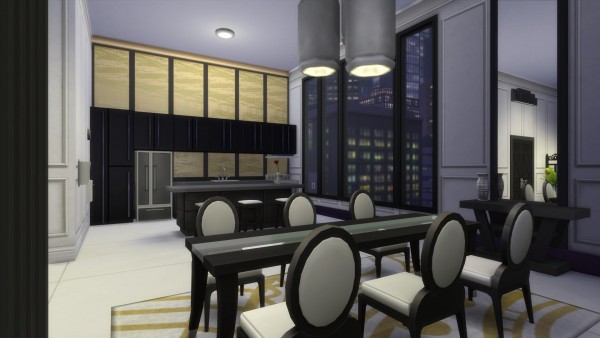  Mod The Sims: Old Hollywood Glamour Penthouse   No CC by valennealv