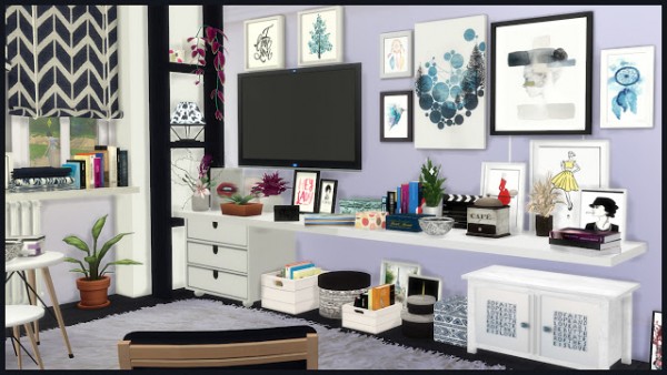  PQSims4: Ingrid livingroom
