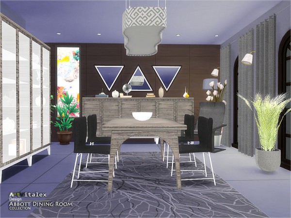  The Sims Resource: Abbott Dining Room by ArtVitalex