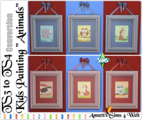  Annett`s Sims 4 Welt: Kids Painting Animals