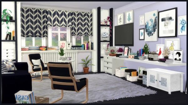  PQSims4: Ingrid livingroom