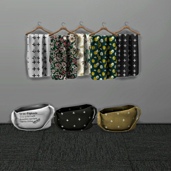  Leo 4 Sims: Bag And Hanging Cloth