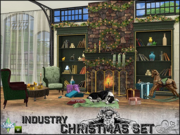  The Sims Resource: Industry X Mas Set by BuffSumm