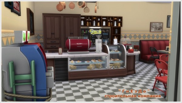  Sims 3 by Mulena: Cafe car tire