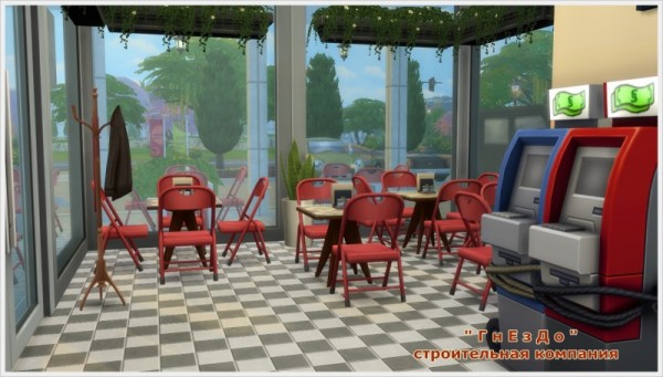  Sims 3 by Mulena: Cafe car tire