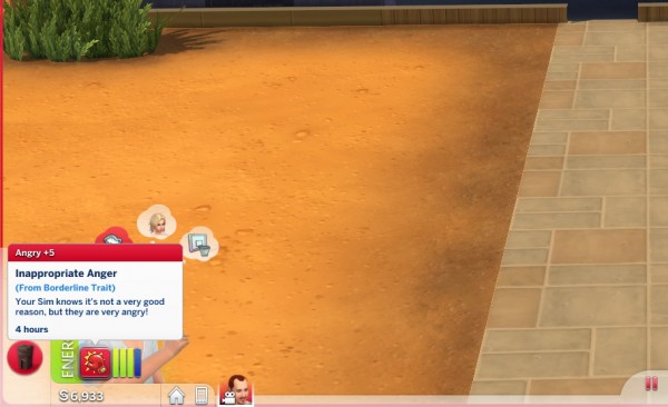  Mod The Sims: Borderline Personality Disorder Custom Trait by miceylulu