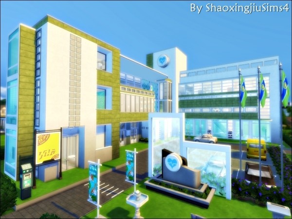  The Sims Resource: Grass Hospital by jeisse197