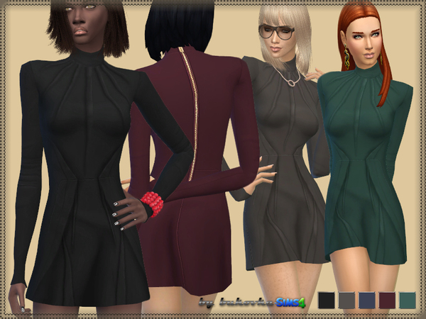  The Sims Resource: Tuck Dress by bukovka
