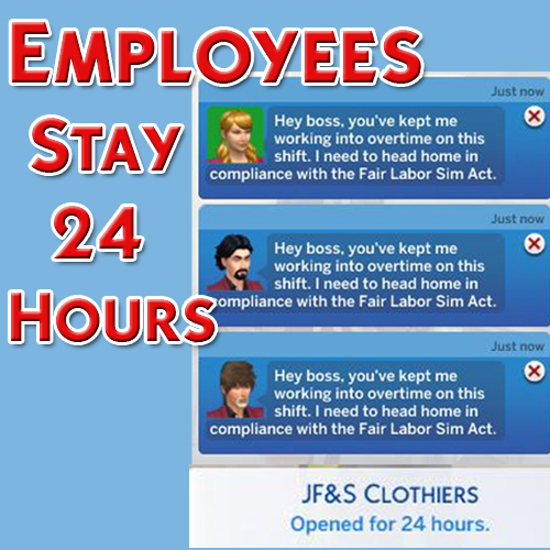  Simsworkshop: imstopics Employees Stay 24 Hours 2.0