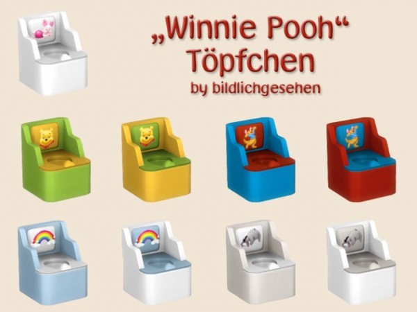  Akisima Sims Blog: Toddlers potty „Winnie Pooh“