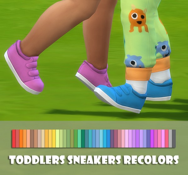  Simsworkshop: Toddlers Sneakers Recolors by maimouth