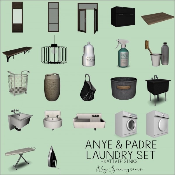  Welcome: Anye Laundry Room Set
