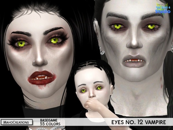  The Sims Resource: Vampire Eyes by MahoCreations