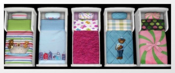  All4Sims: Kids beds by Oldbox