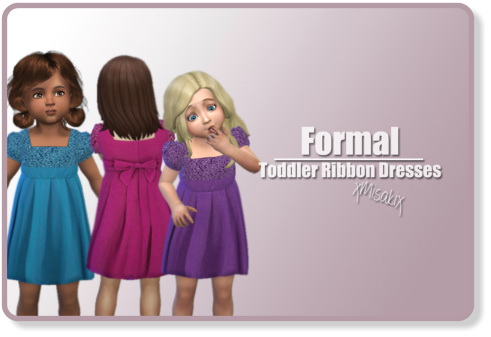 Xmisakix sims: Toddler ribbon dress