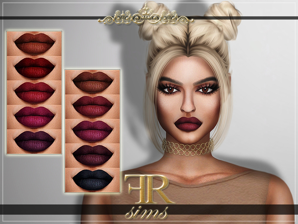  The Sims Resource: Lipstick N19 by FashionRoyaltySims
