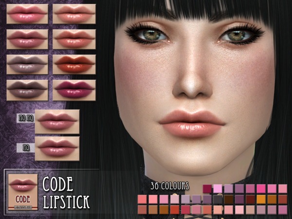  The Sims Resource: Code Lipstick by RemusSirion