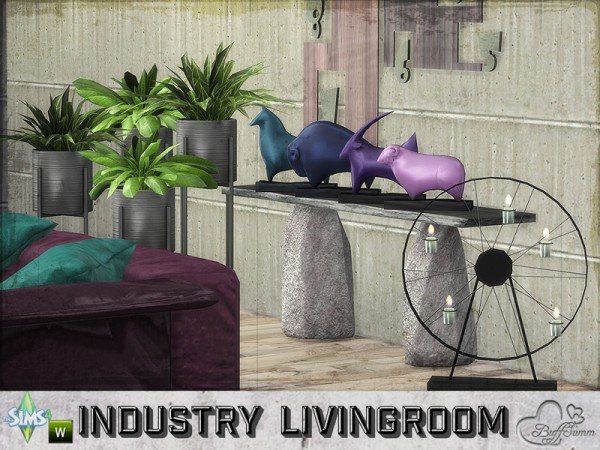  The Sims Resource: Livingroom Industry by BuffSumm
