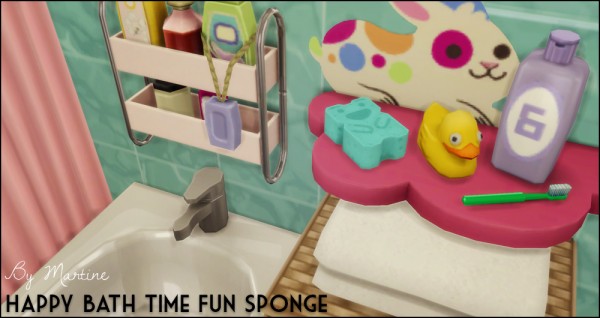  Martine Simblr: Happy bath time fun sponge