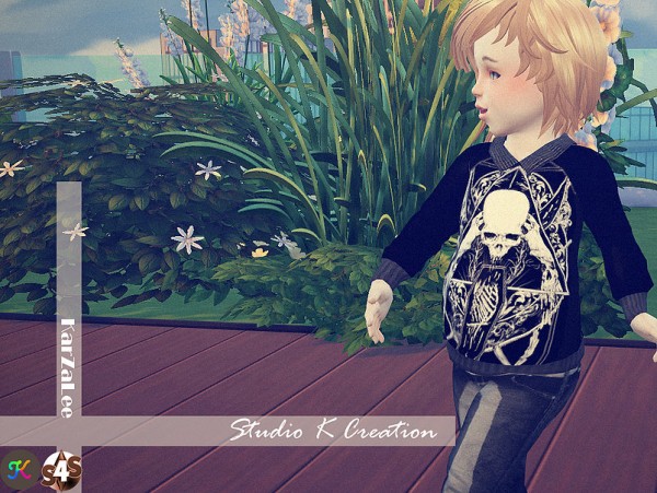  Studio K Creation: Giruto16 EMB Sweater toddler