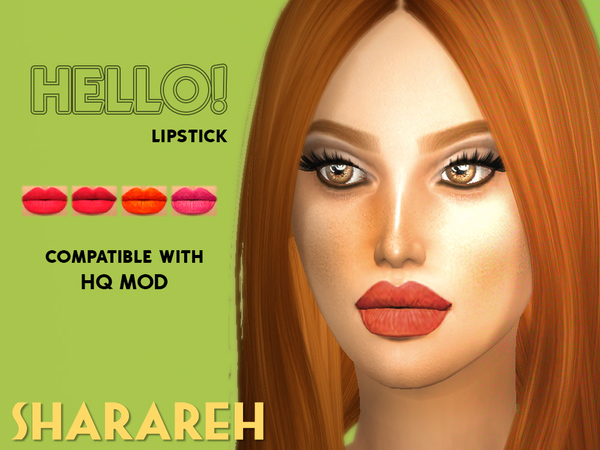  The Sims Resource: Hello! lipstick by Sharareh