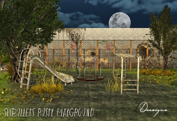  Sims 4 Designs: Sixbullets Rusty Playground