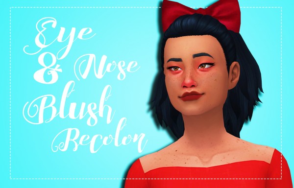  Simsworkshop: Avonlea’s Eye & Nose Blush Recolor by Weepingsimmer