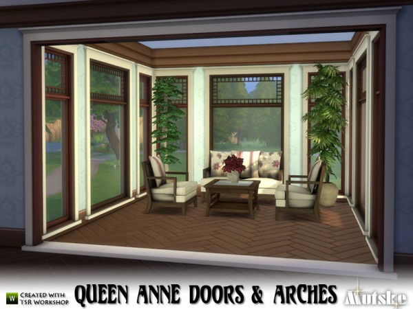 The Sims Resource: Queen Anne Doors and Arches by mutske